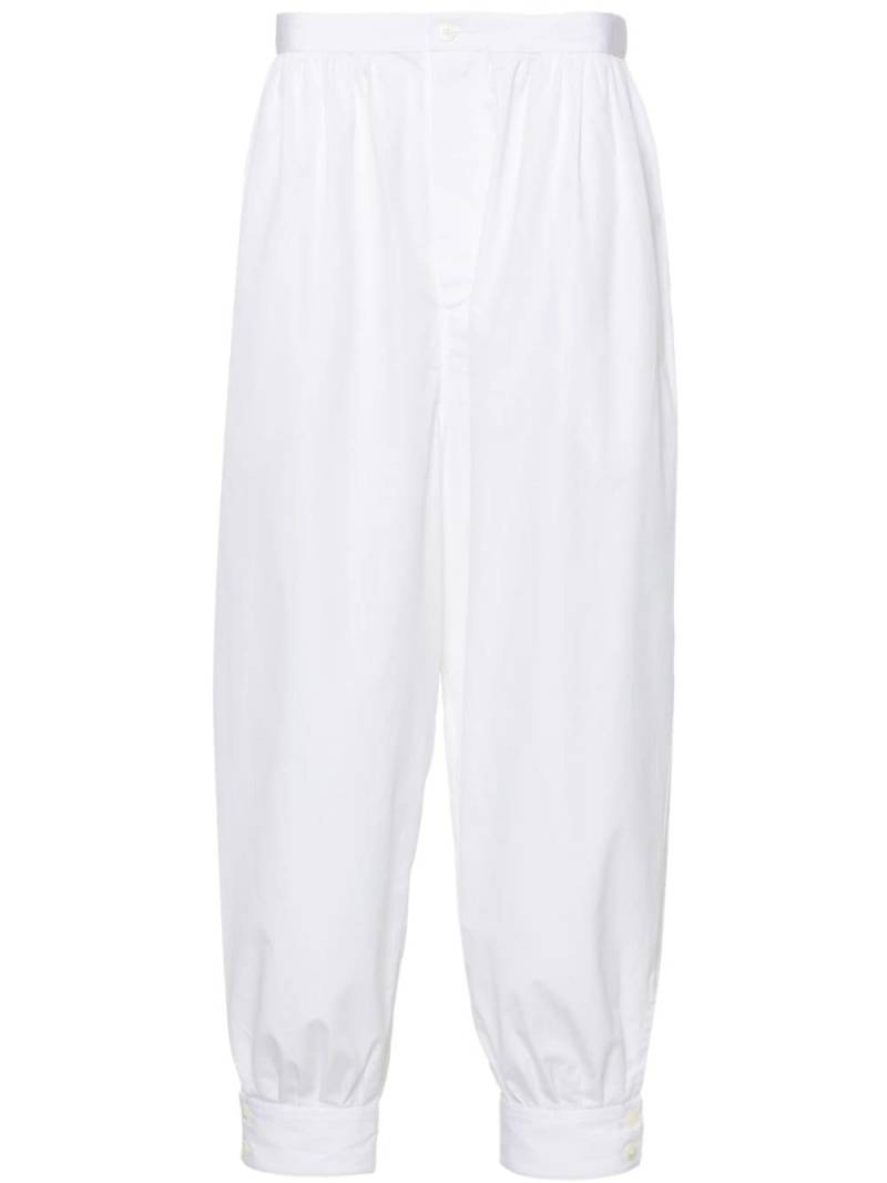 Hed Mayner poplin straight-leg trousers - White von Hed Mayner