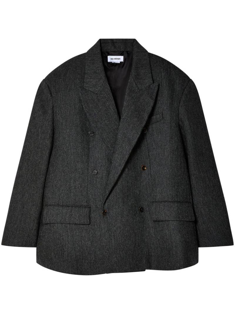 Hed Mayner wool blazer - Grey von Hed Mayner