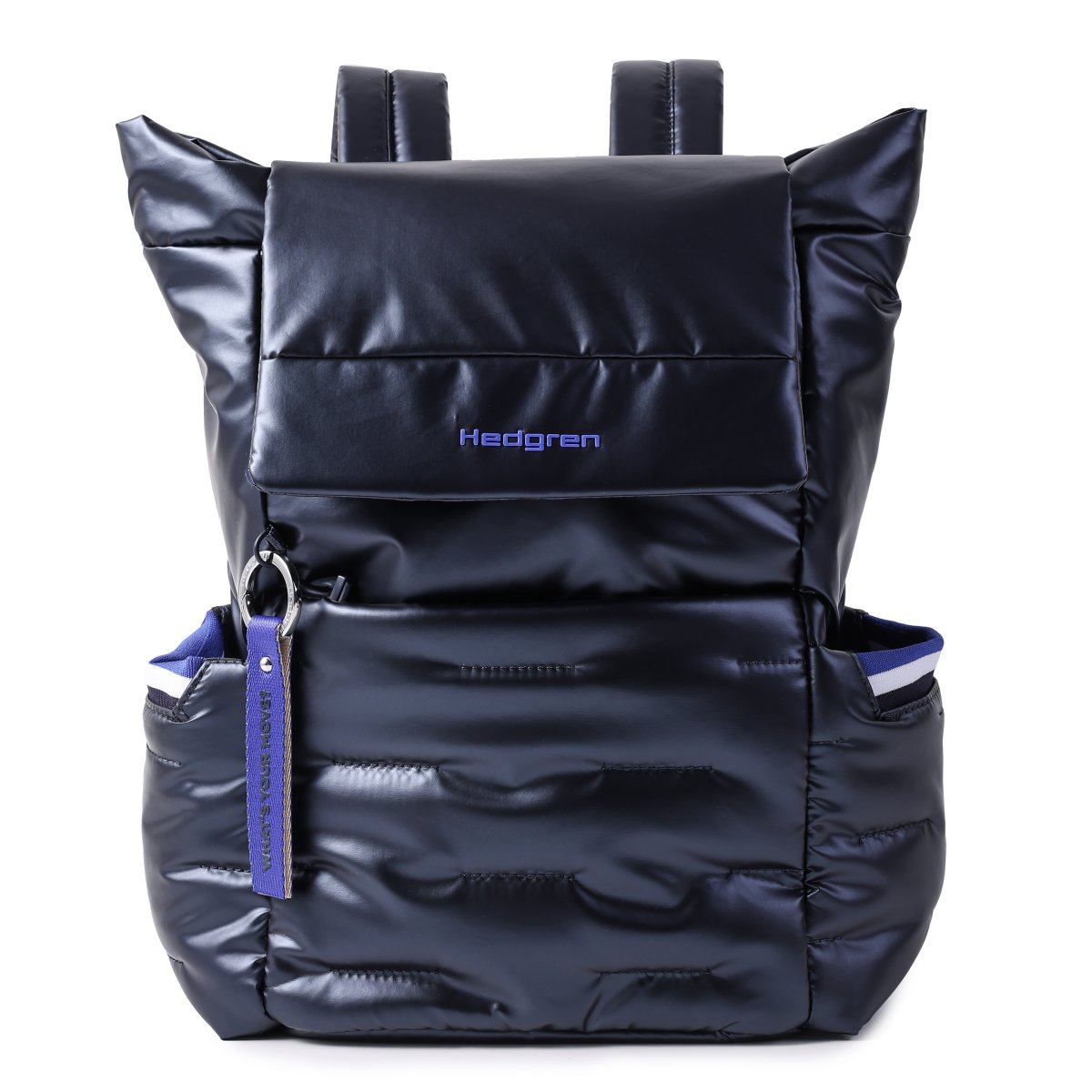 Billowy Rucksack mit Flap Peacoat Blue von Hedgren