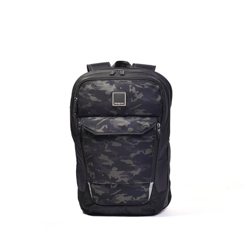 Hookup Rucksack 15.6" in Black/Camo Print von Hedgren