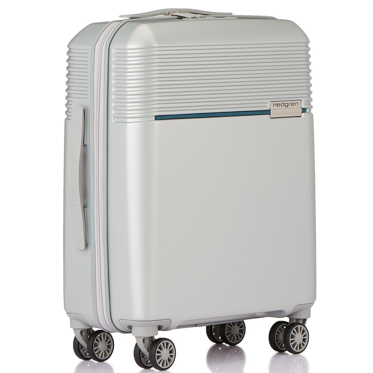 Stripe XS - Spinner Carry On 55cm Silber von Hedgren