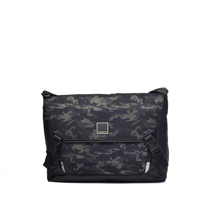 Tie - Messenger 15" RFID in Black/Camo Print von Hedgren