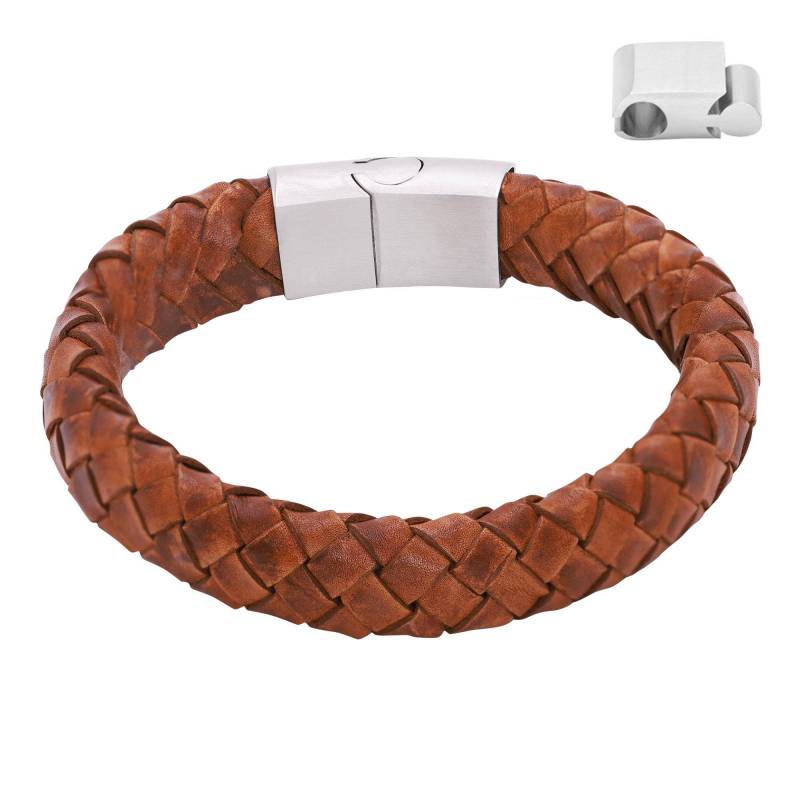 Lederarmband Enno Damen Cognac 19cm von Heideman