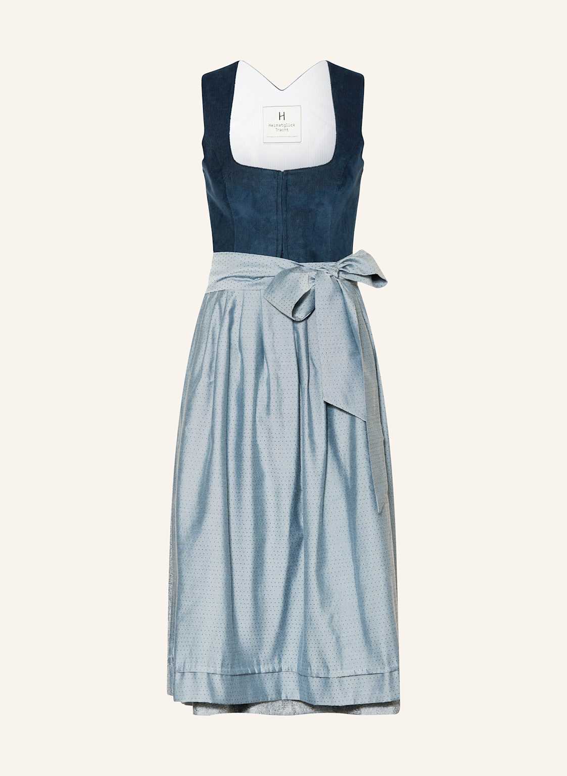 Heimatglück Tracht Dirndl Anna blau