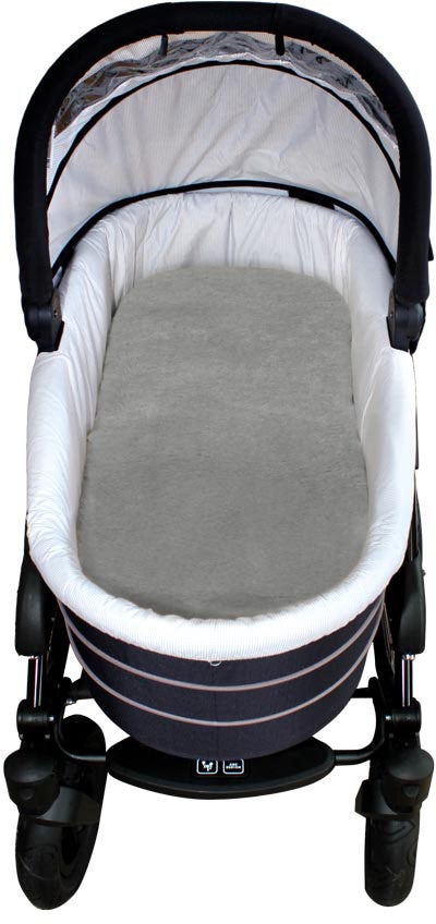 Heitmann Felle Babylammfell »Einlage - echtes Lammfell«, ideal für Soft-Tragtaschen, Kinderwagen, Buggy, Kinderbett, waschbar von Heitmann Felle