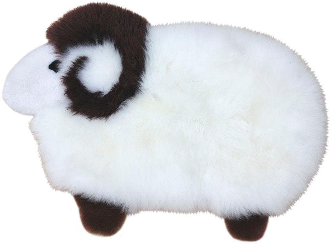 Heitmann Felle Fellteppich »Sheep«, Motivform, 40 mm Höhe, Kinderteppich, Motiv Schaf, echtes Lammfell, Kinderzimmer von Heitmann Felle