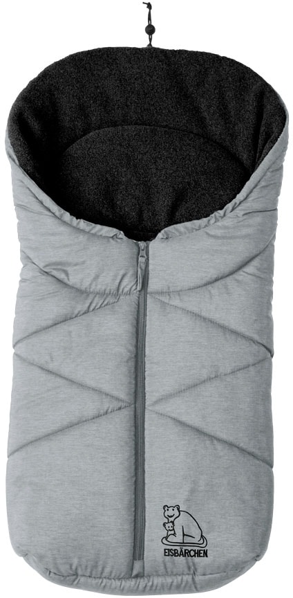 Heitmann Felle Fusssack »Eisbärchen - Kleiner Winterfusssack Fleece«, mit Fleecefutter, für Baby-Tragschalen, Kinderwagen u.v.m von Heitmann Felle