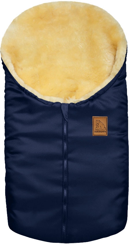 Heitmann Felle Fusssack »Eisbärchen - Kleiner Lammfell Winterfusssack - Premium Qualität«, mit echtem Lammfell, für Tragschalen, Kinderwagen u.v.m von Heitmann Felle