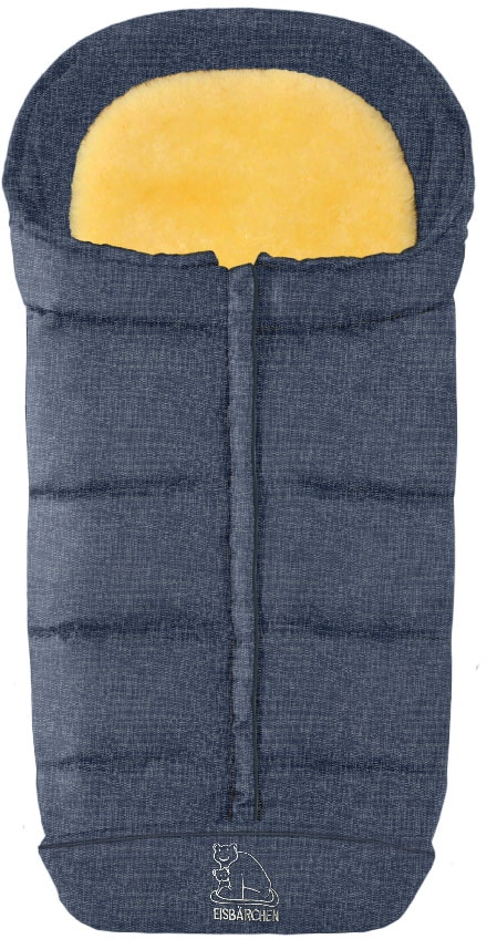 Heitmann Felle Fusssack »Eisbärchen - Komfort 2 in 1 Lammfell Winterfusssack - Premium Qualität«, mit Lammfell-Einlage, für Kinderwagen und Buggy, waschbar von Heitmann Felle