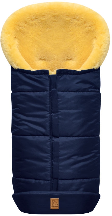 Heitmann Felle Fusssack »Eisbärchen - Lammfell Winterfusssack - Premium Qualität«, mit echtem Lammfell, für Kinderwagen & Buggy, 6 Gurtschlitze, waschbar von Heitmann Felle