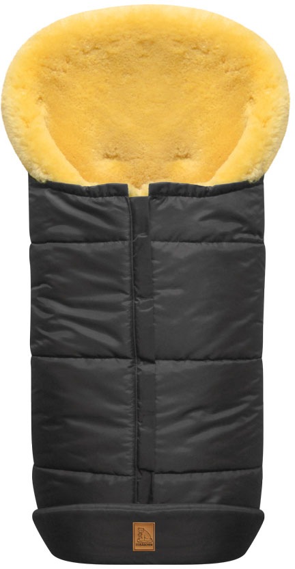 Heitmann Felle Fusssack »Eisbärchen - Winterfusssack - Premium Qualität«, mit echtem Lammfell, für Kinderwagen & Buggy, 6 Gurtschlitze, waschbar von Heitmann Felle