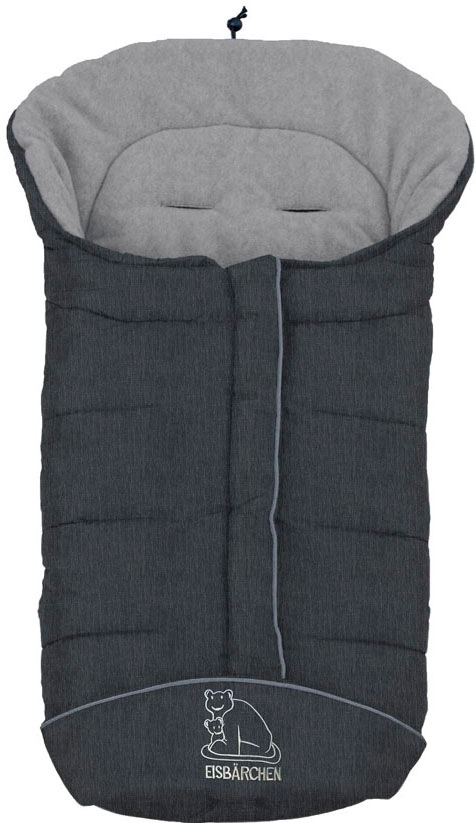 Heitmann Felle Fusssack »Eisbärchen - Winterfusssack Copy Fleece«, mit Fleecefutter, Mumienform möglich, für Kinderwagen, waschbar von Heitmann Felle