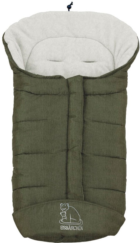 Heitmann Felle Fusssack »Eisbärchen - Winterfusssack Copy Fleece«, mit Fleecefutter, Mumienform möglich, für Kinderwagen, waschbar von Heitmann Felle