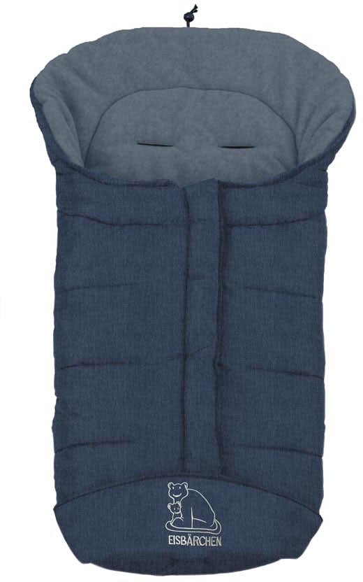 Heitmann Felle Fusssack »Eisbärchen - Winterfusssack Copy Fleece«, mit Fleecefutter, Mumienform möglich, für Kinderwagen, waschbar von Heitmann Felle