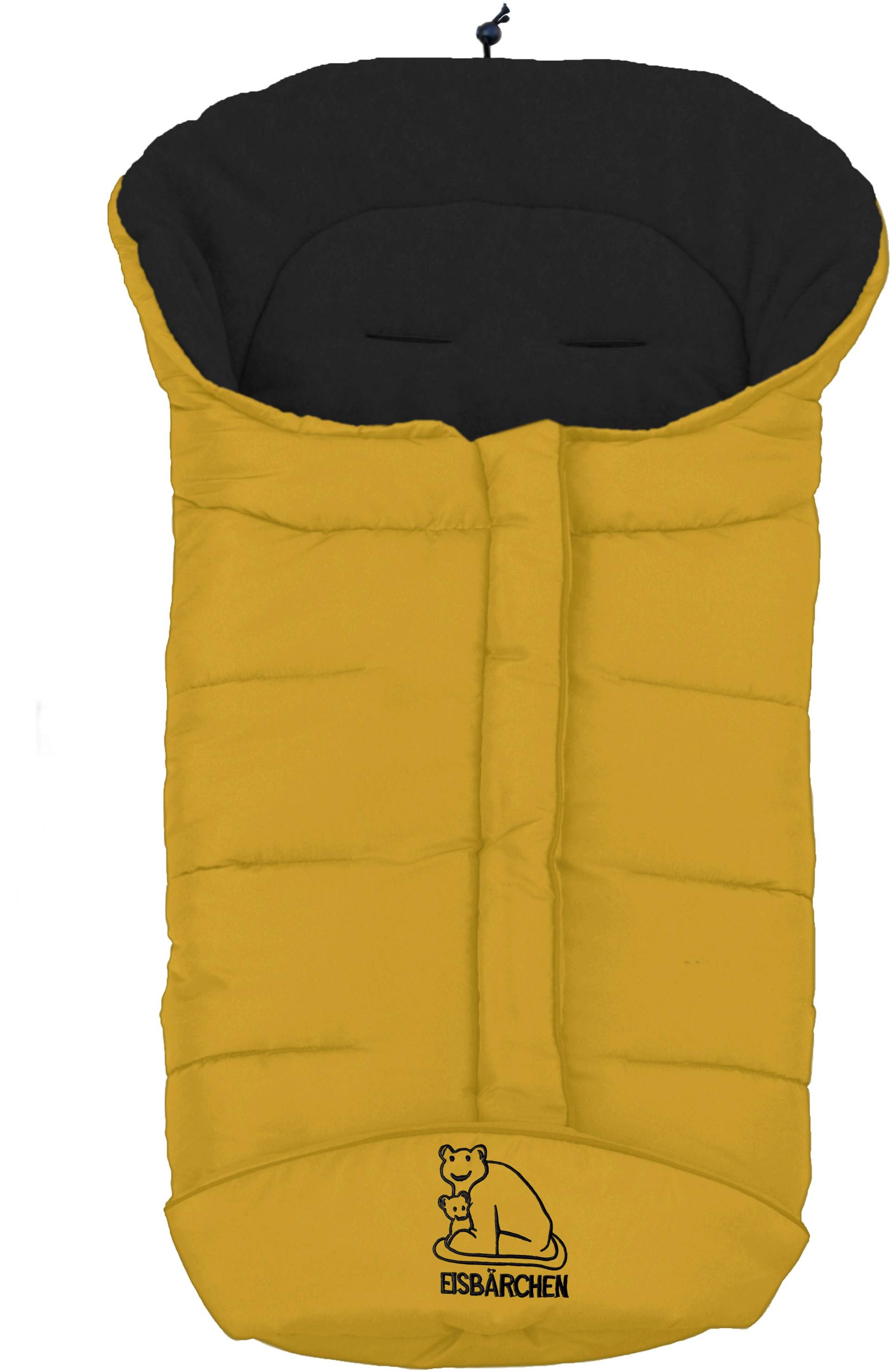 Heitmann Felle Fusssack »Eisbärchen - Winterfusssack Copy Fleece«, mit Fleecefutter, Mumienform möglich, für Kinderwagen, waschbar von Heitmann Felle