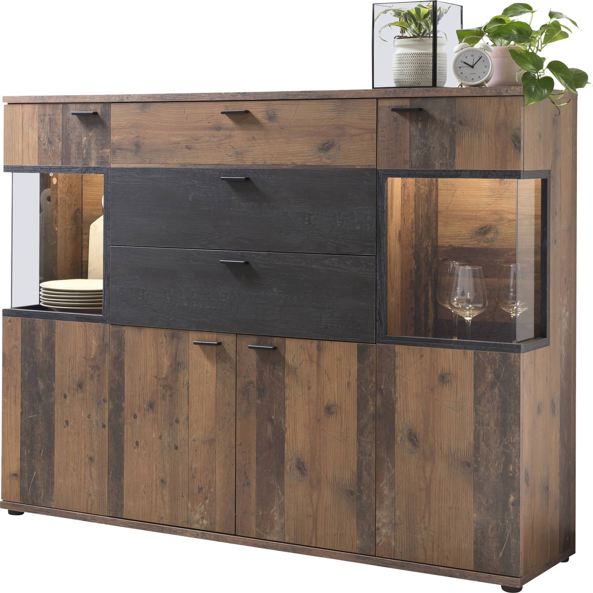 HELA Highboard »Atlanta«, Höhe 125 cm von Hela