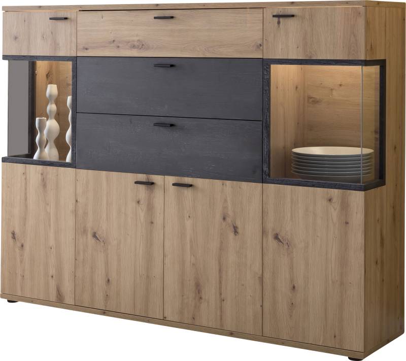 HELA Highboard »Atlanta«, Höhe 125 cm von Hela