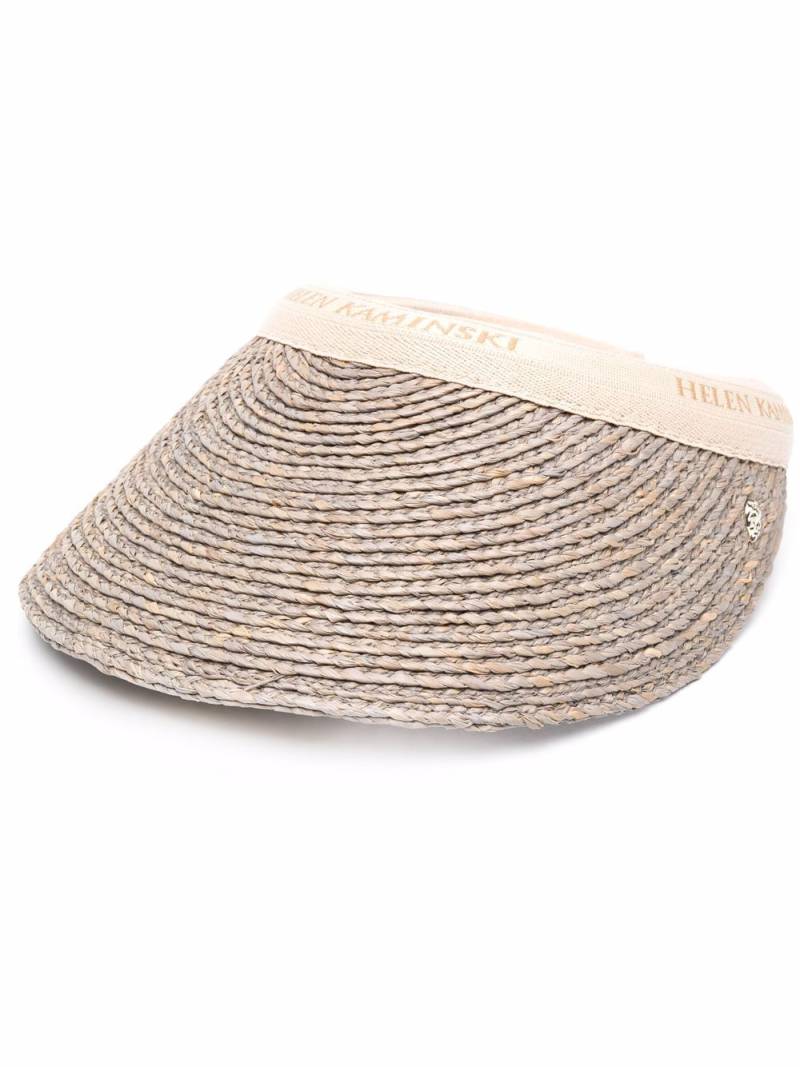 Helen Kaminski Bianca sun visor - Neutrals von Helen Kaminski