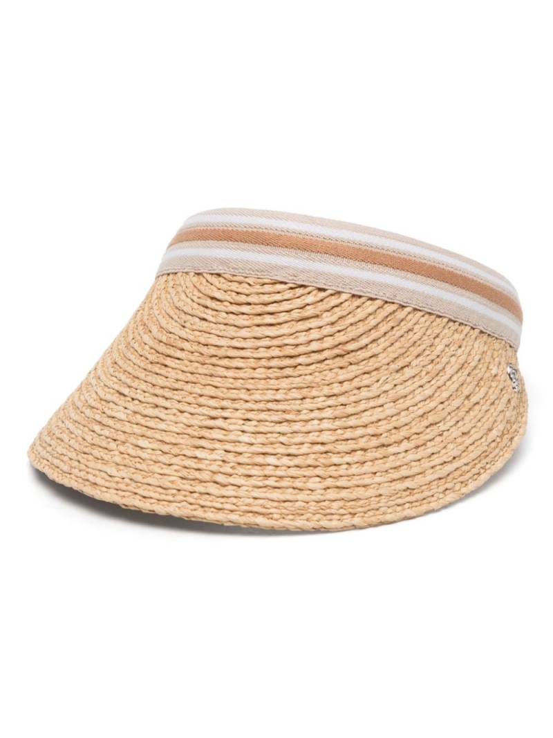 Helen Kaminski Bianca visor hat - Brown von Helen Kaminski