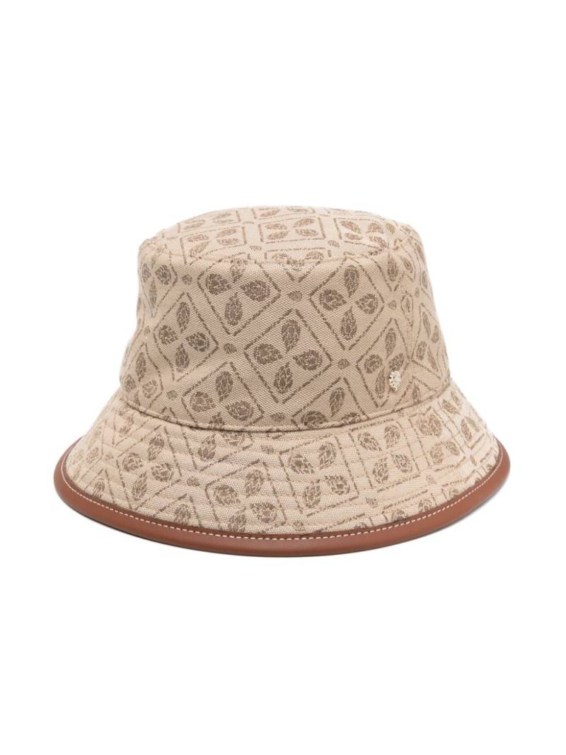 Helen Kaminski Nova pattern-jacquard bucket hat - Neutrals von Helen Kaminski