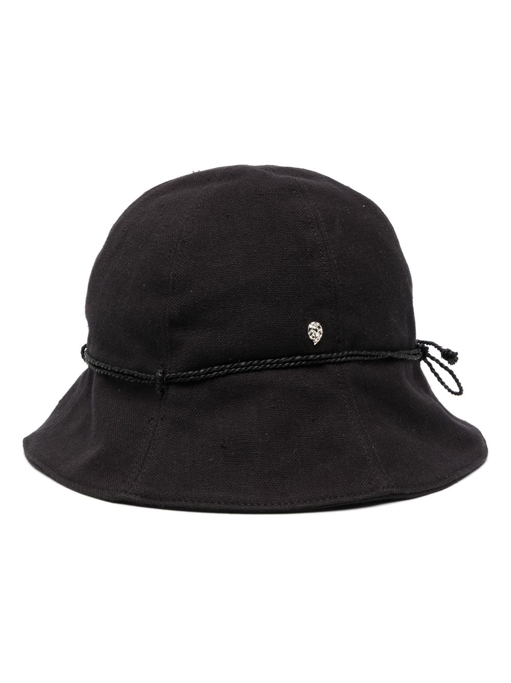 Helen Kaminski logo-charm cotton bucket hat - Black von Helen Kaminski