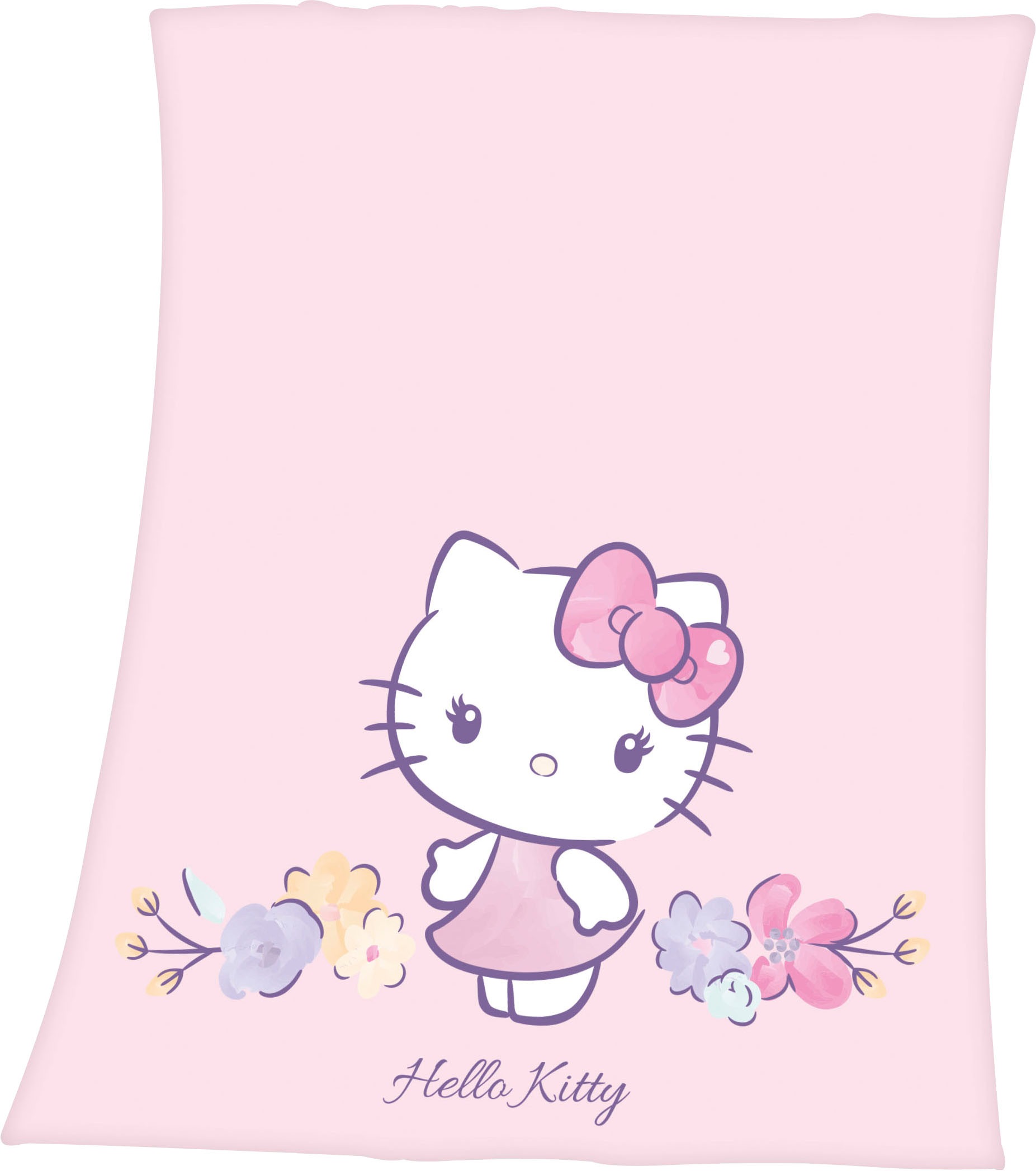 Hello Kitty Kinderdecke »Hello Kitty«, mit niedlichem Hello Kitty Motiv, Kuscheldecke von Hello Kitty