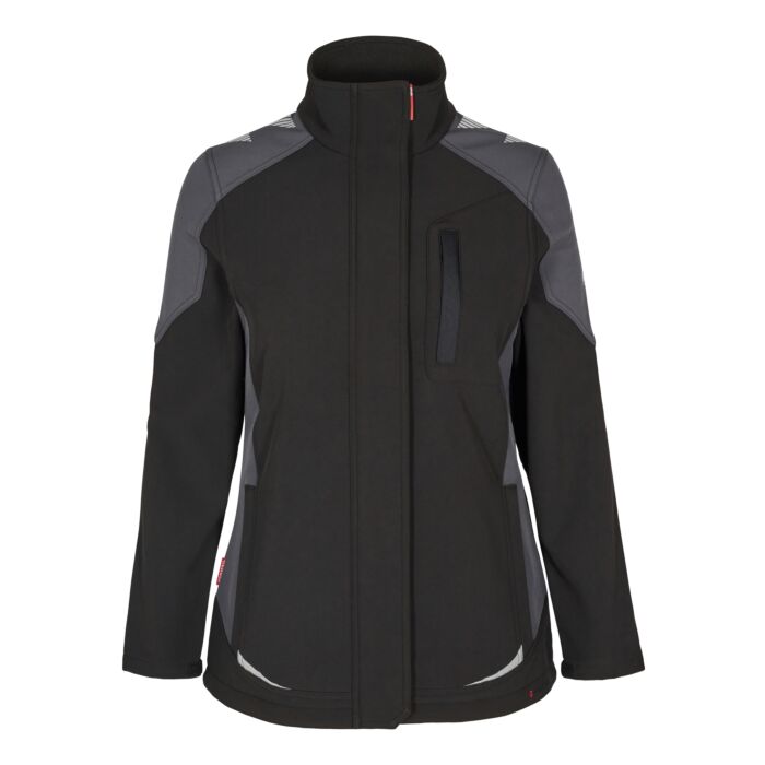 Engel Damen-Softshelljacke Galaxy, schwarz-grau, XS von Engel