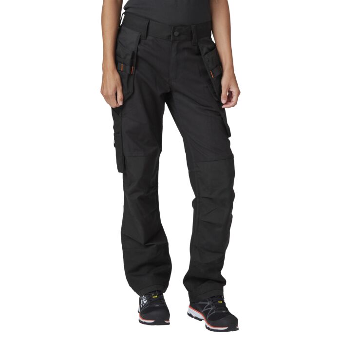 Helly Hansen Damen-Arbeitshose mit Taschen, schwarz, 34 von Helly Hansen Workwear