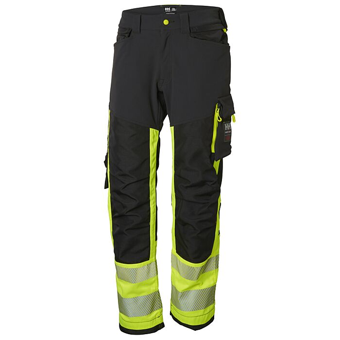 Helly Hansen ICU Sicherheits-Stretch-Hose, gelb-anthrazit, 48 von Helly Hansen Workwear