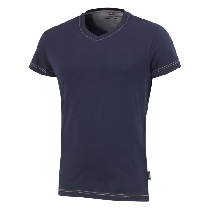 Wikland Damen T-Shirt mit V-Ausschnitt, marine, XS von Wikland