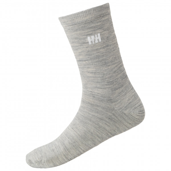 Helly Hansen - Everyday Wool Sock 2-Pack - Multifunktionssocken Gr 36-38;39-41;42-44;45-47 grau von Helly Hansen