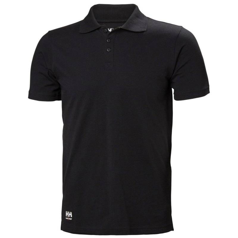 Manchester Poloshirt Herren Schwarz XL von Helly Hansen