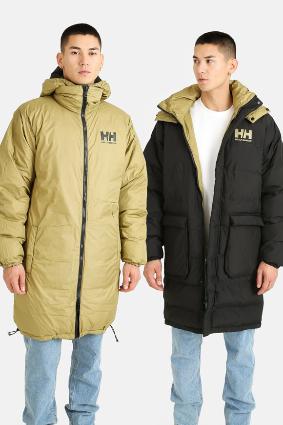 Helly Hansen Puffer Wendemantel | Schwarz + Beige | Herren  | L von Helly Hansen