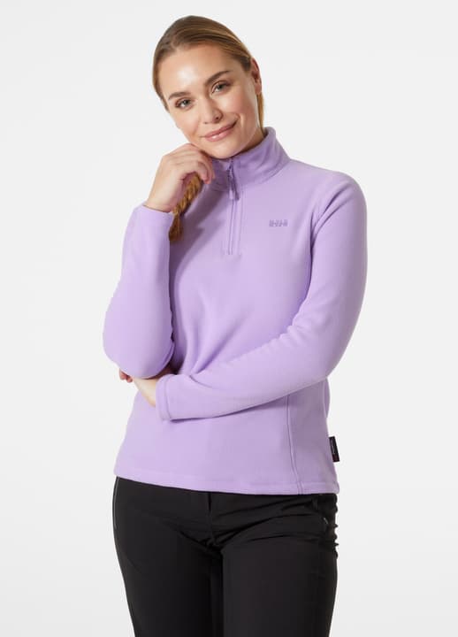 Helly Hansen W Daybreaker 1/2 ZIP Fleece Skipullover lila von Helly Hansen