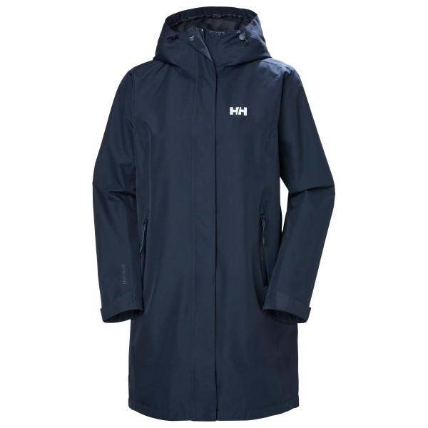 Helly Hansen - Women's Active Ocean Bound Raincoat - Mantel Gr S blau von Helly Hansen