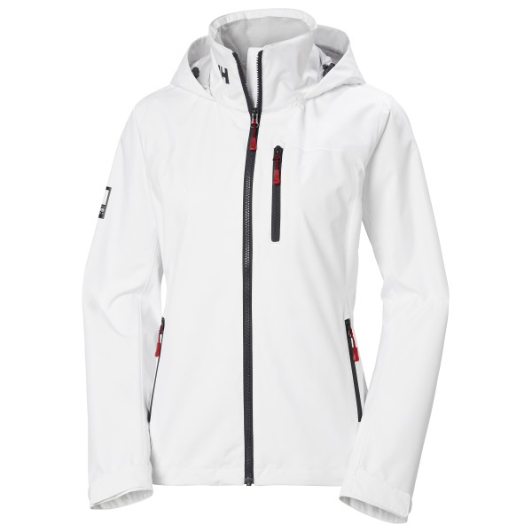 Helly Hansen - Women's Crew Hooded Jacket 2.0 - Regenjacke Gr L weiß von Helly Hansen