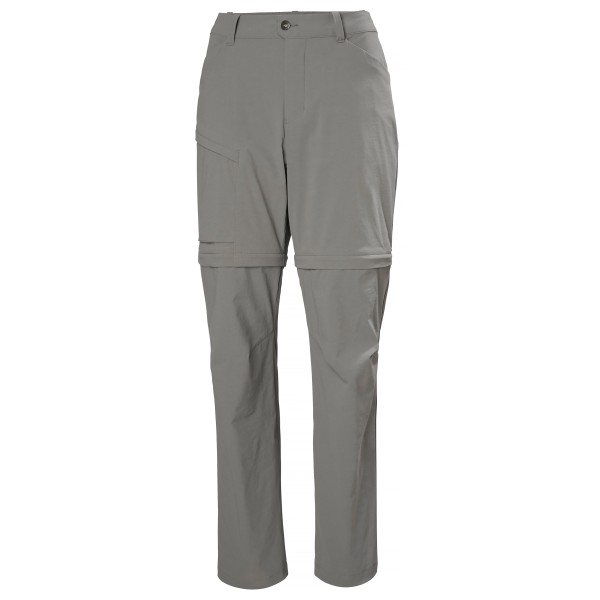 Helly Hansen - Women's Elv Light Zip Off Pant - Softshellhose Gr M grau von Helly Hansen