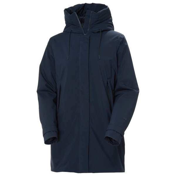 Helly Hansen - Women's Victoria Insulated Mid Rain Jacket - Mantel Gr L blau von Helly Hansen