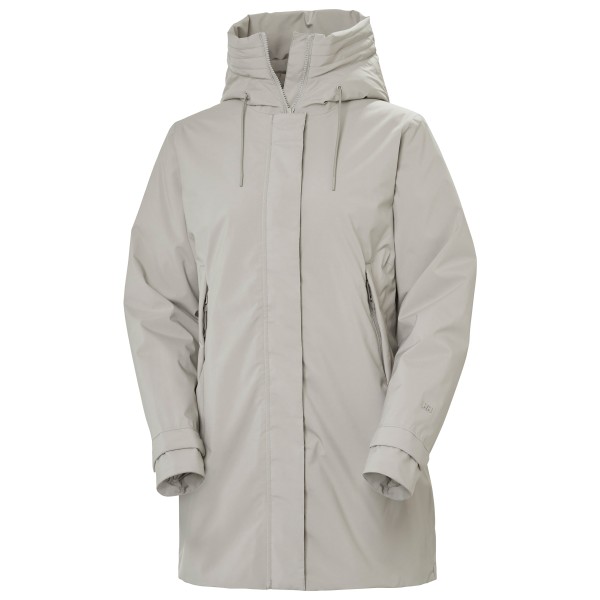 Helly Hansen - Women's Victoria Insulated Mid Rain Jacket - Mantel Gr L grau von Helly Hansen