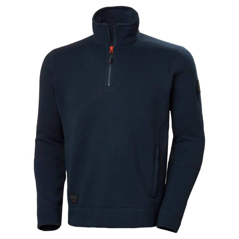 Kensington Fleecejacke Mit Halbem Reißverschluss Herren Marine S von Helly Hansen