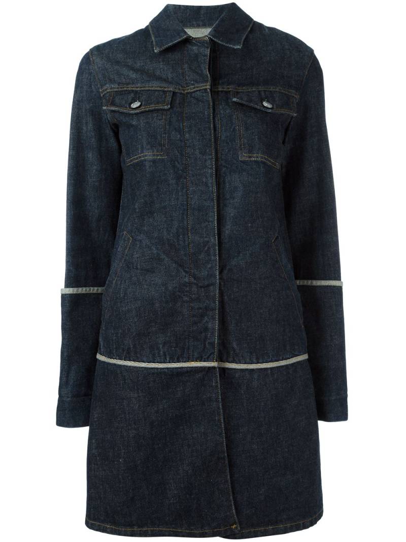 Helmut Lang Pre-Owned 1997 denim coat - Blue von Helmut Lang Pre-Owned