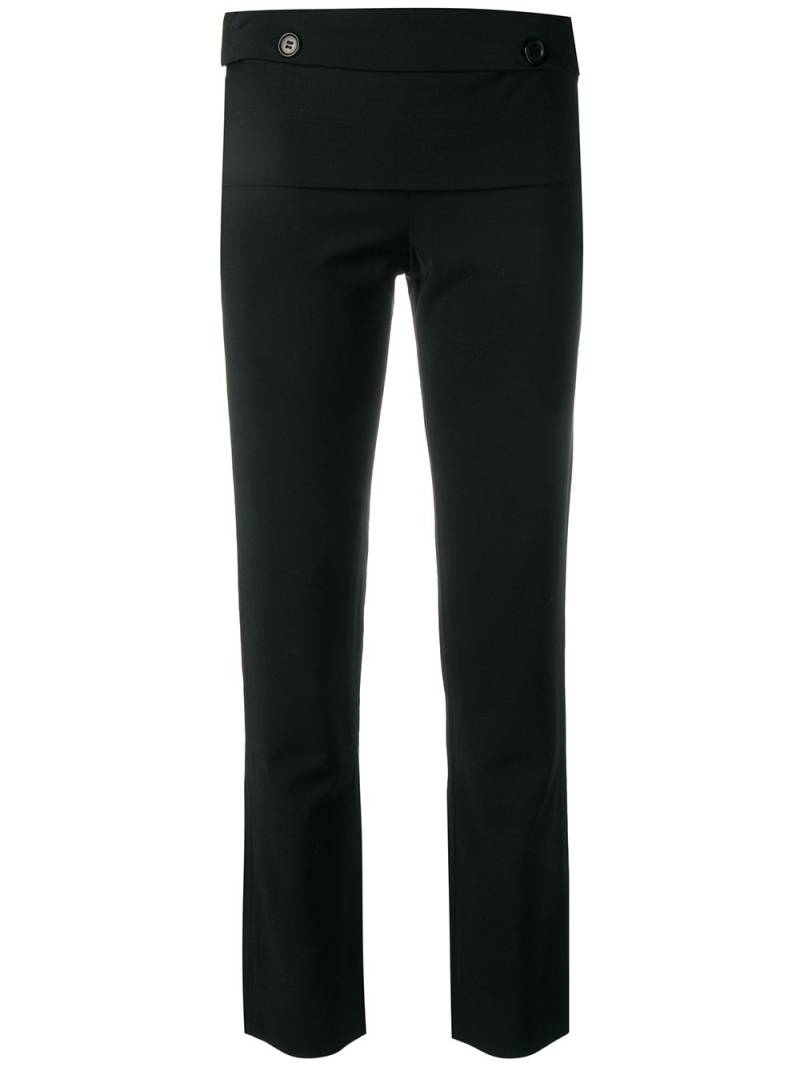 Helmut Lang Pre-Owned belted trousers - Black von Helmut Lang Pre-Owned