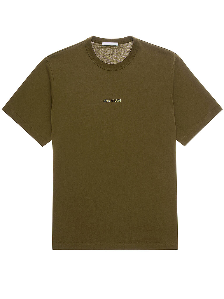 HELMUT LANG T-Shirt olive | L von Helmut Lang