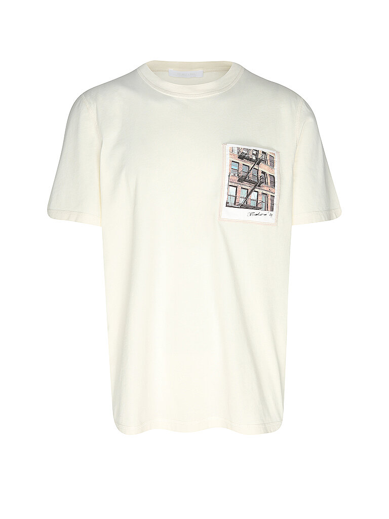 HELMUT LANG T-Shirt  weiss | L von Helmut Lang