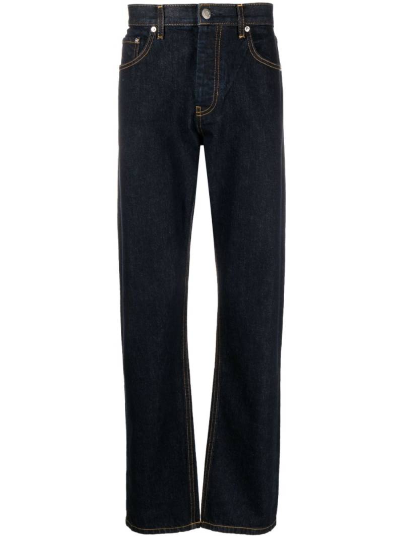 Helmut Lang ‘98 mid-rise straight-leg jeans - Blue von Helmut Lang