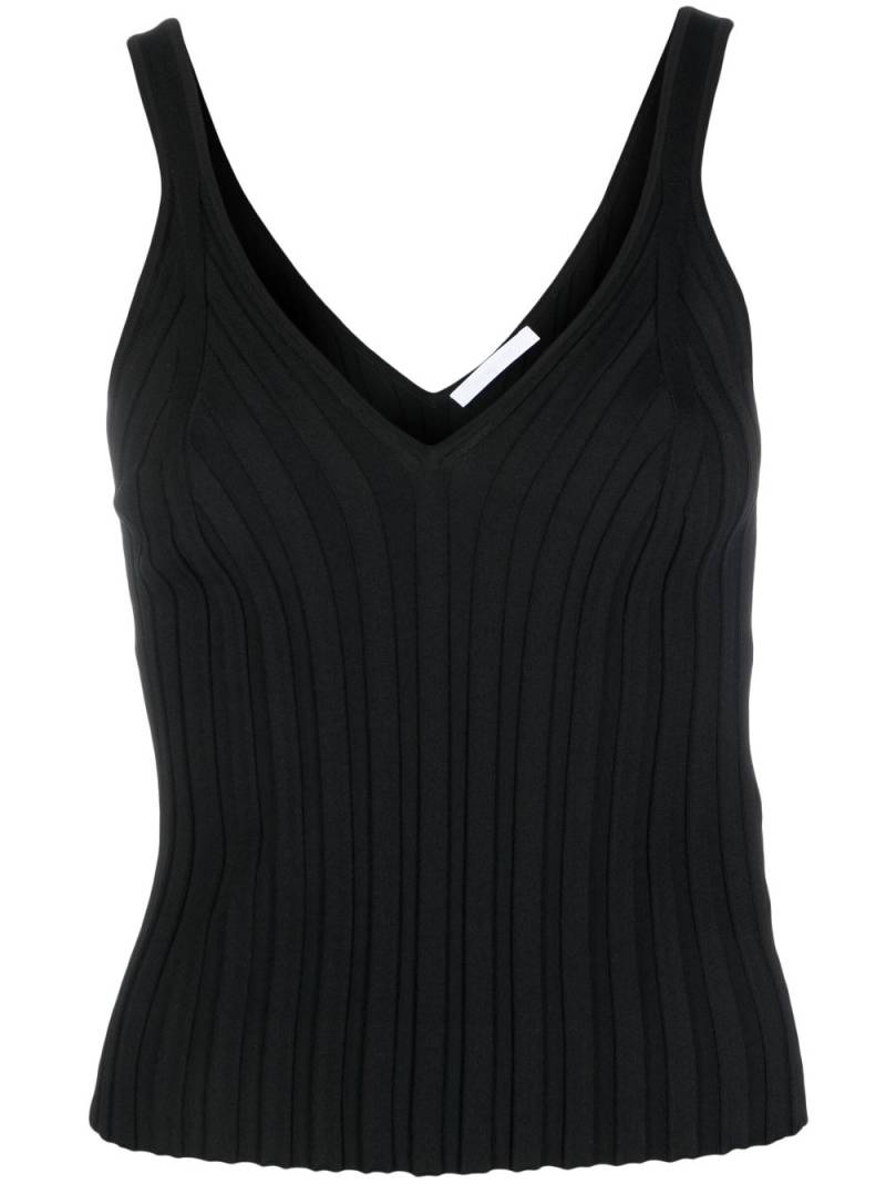 Helmut Lang Angela V-neck knitted top - Black von Helmut Lang