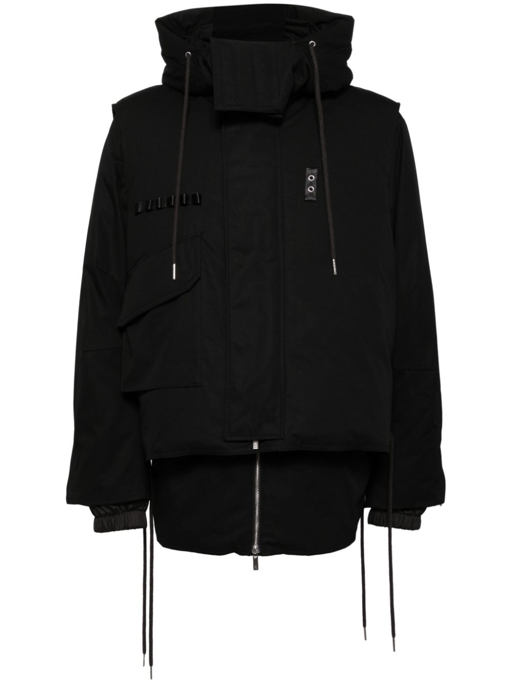 Helmut Lang Arctic double puffer jacket - Black von Helmut Lang