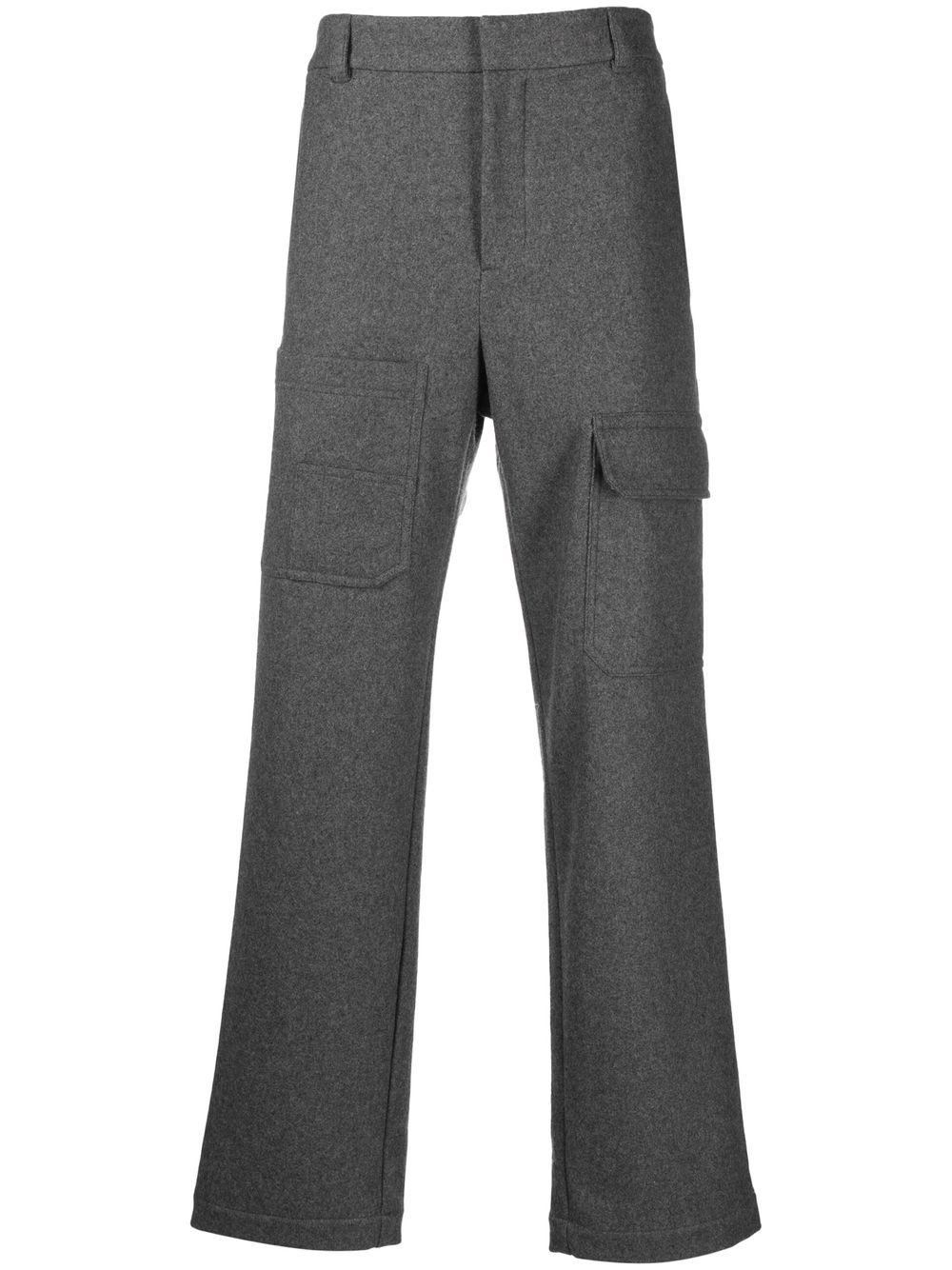 Helmut Lang FLANNEL PANT. MEL WOOL "GREY MELANGE - Q91" von Helmut Lang