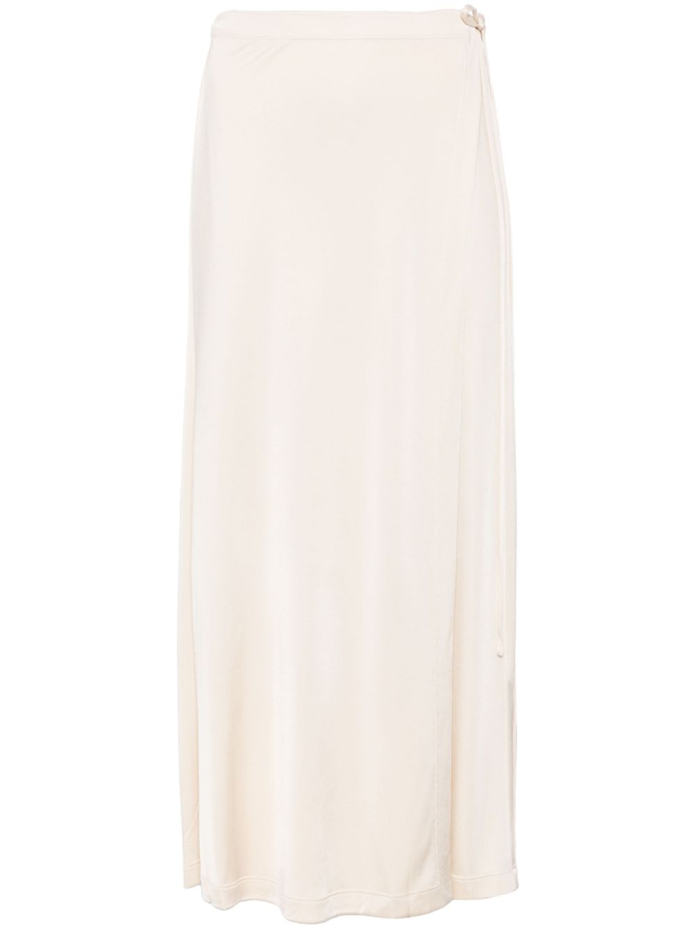 Helmut Lang Fluid wrap skirt - Neutrals von Helmut Lang