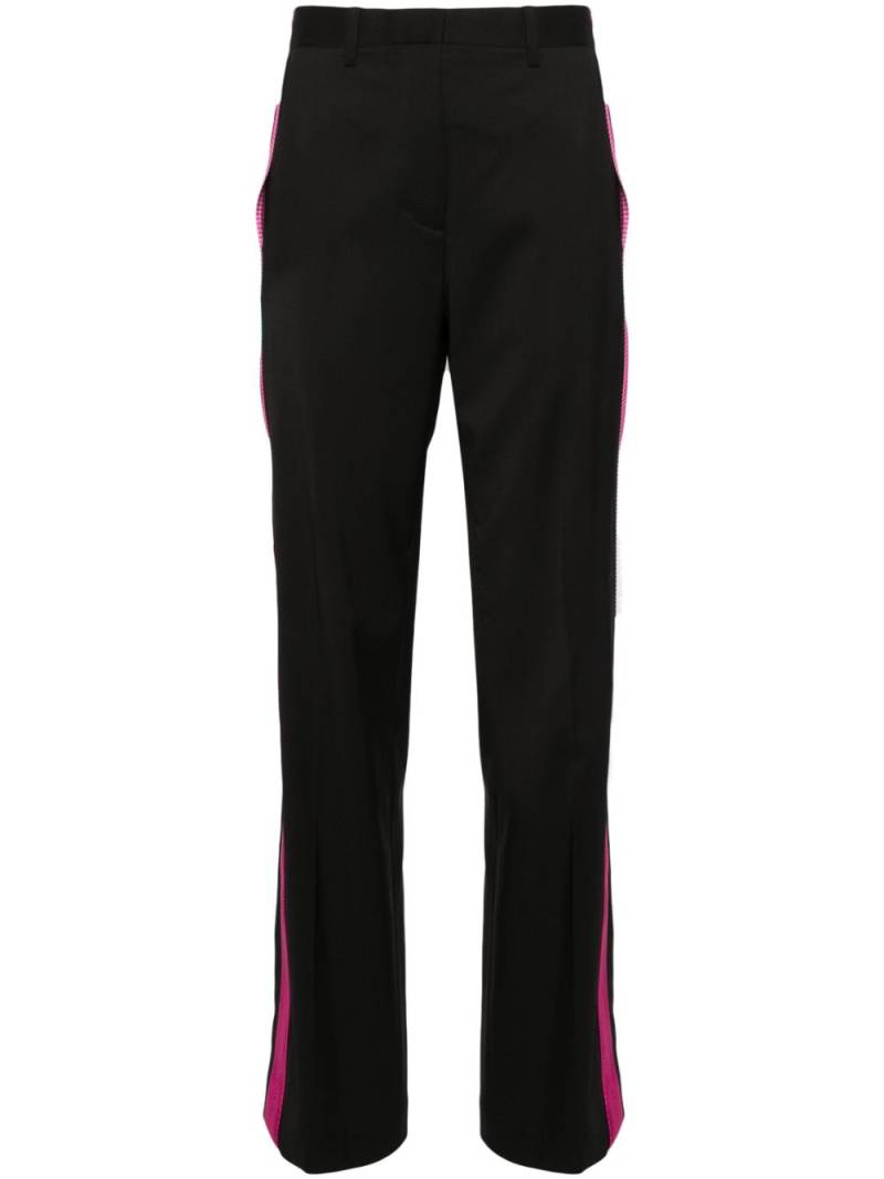 Helmut Lang Seatbelt mid-rise tailored trousers - Black von Helmut Lang